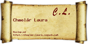 Chmelár Laura névjegykártya